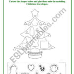 Shapes Christmas Tree   Esl Worksheetstolaris Intended For Christmas Tree Shapes Worksheet