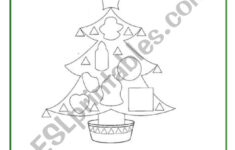 Shapes Christmas Tree - Esl Worksheetstolaris intended for Christmas Tree Shapes Worksheet