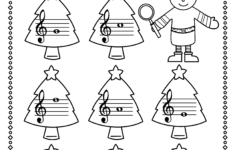 Treble Clef Note Name Worksheets For Christmas - Christmas Music throughout Christmas Worksheets Music