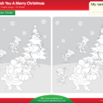 We Wish You A Merry Christmas Worksheet   Find The Differences For Christmas Opposites Worksheet