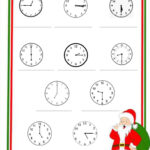 What Time Is It Christmas Edition Ge…: English Esl Worksheets Pdf Pertaining To Christmas Telling Time Worksheets