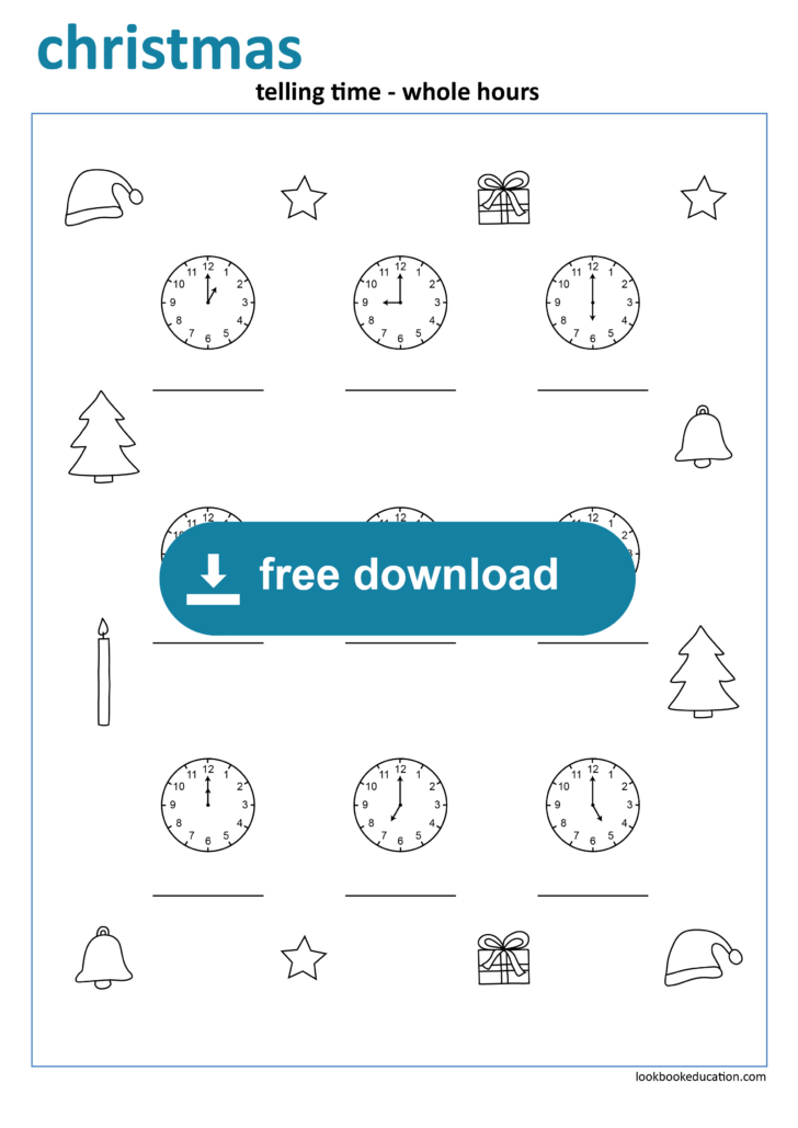 Christmas Time Worksheets