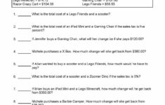 Worksheets For Christmas Math Problems with regard to Christmas Shopping Problems With Tax And Discounts Worksheet Answers