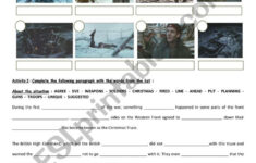 Ww1 : The Christmas Truce - Esl Worksheetkrysstl regarding Christmas Truce Worksheet
