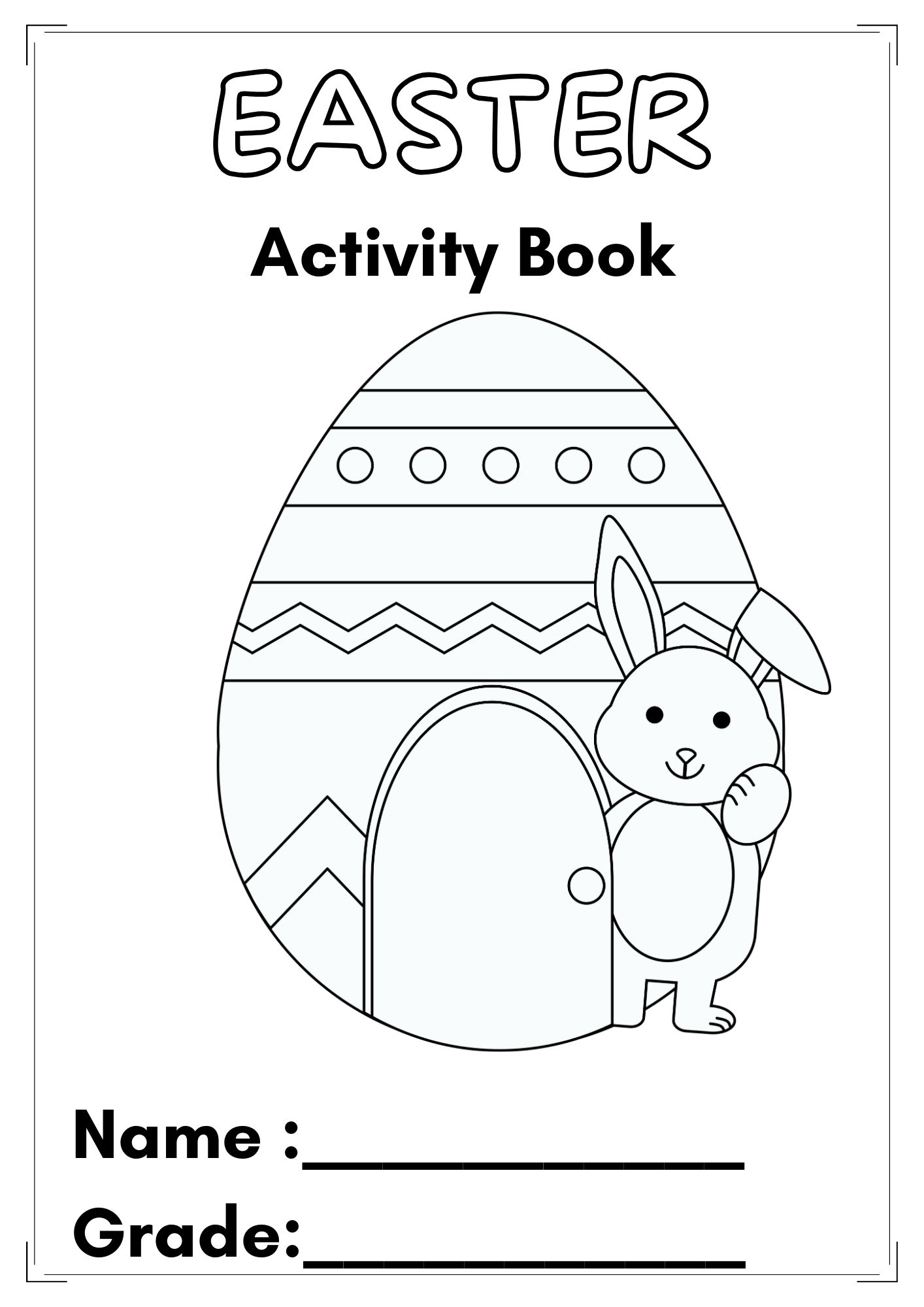 10 Best Free Easter Printables For Kids || Easter Coloring Pages with Easter Free Worksheets