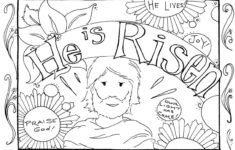 15 Easter Coloring Pages [Religious] Free Printables For Kids intended for Easter Worksheets Jesus