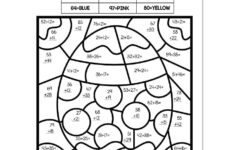 2-Digit Addition Spring Colornumber - Easter Egg - Lucky intended for Easter Egg Addition Worksheets