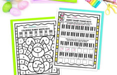 3 Creative Ways To Implement Easter Music Worksheets This Spring for Easter Piano Worksheets
