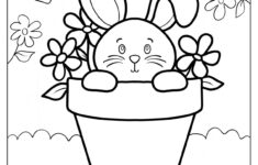 34 Easter Bunny Coloring Pages (Free Pdf Printables) intended for Easter Bunny Worksheets