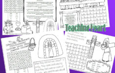 4 Easter Printable Activities! – Teaching Heart Blog regarding Easter Triduum Worksheets