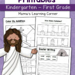 Christian Easter Worksheets For Kindergarten And 1St Grade   Mamas For Jesus Easter Worksheets