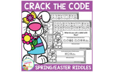 Crack The Code Spring/Easter Riddles Secret Code Worksheets - Etsy within Easter Crack the Code Worksheets