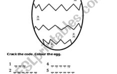 Crack The Easter Code - Esl Worksheetalphanumeric with regard to Easter Crack The Code Worksheets