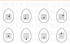 Decorate The Eggs - Easter Music Worksheet - Schools Music Market with regard to Easter Music Worksheets