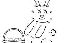 Easter Bunny - Connect The Dotscapital Letters (Easter) with regard to Easter Connect the Dots Worksheets