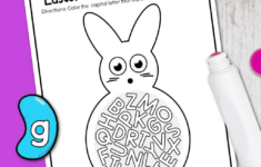 Easter Bunny Letter Search Activity regarding Easter Bunny Worksheets Preschool