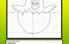 Easter Chick - A Coordinate Graphing Activity | Coordinate regarding Free Printable Easter Coordinate Graphing Worksheets