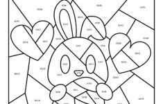 Easter Colorcode Multiplication Worksheets For 2Nd 3Rd within Easter Math Worksheets 3rd Grade