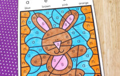 Easter Colorletter Worksheets intended for Easter Letter Worksheets