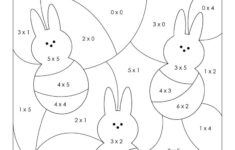 Easter Colornumber - 10 Free Printable Pages | Printabulls in Easter Math Coloring Worksheets