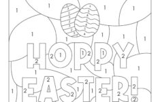 Easter Colornumber - 10 Free Printable Pages | Printabulls pertaining to Color By Number Easter Worksheets