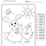 Easter Colornumber Worksheet   Free Printable, Digital, & Pdf Throughout Easter Color By Number Worksheets