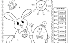 Easter Colornumber Worksheet - Free Printable, Digital, &amp; Pdf with Easter Color Worksheets