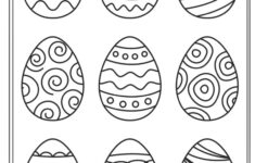 Easter Eggs Free Printables - Your Therapy Source in Decorate Easter Egg Worksheets