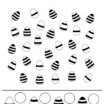 Easter Eggs Worksheet   Counting And Sorting   Free | Planerium In Easter Egg Counting Worksheets