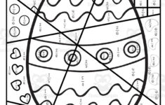 Easter Fractions Coloring Activityteach Simple in Easter Fractions Worksheets