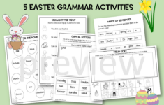 Easter Grammar | Teaching Resources inside Easter Grammar Worksheets