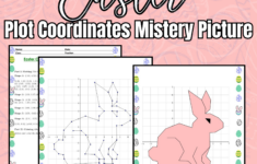 Easter Graphing Coordinates Mystery Picture Math Activity Plot Quadrants  And Color Shapes regarding Easter Coordinate Graphing Worksheets