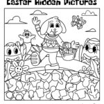 Easter Hidden Picture Puzzle And Coloring Page   Worksheets Library Intended For Hidden Pictures Easter Worksheets