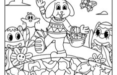 Easter Hidden Picture Puzzle And Coloring Page - Worksheets Library intended for Hidden Pictures Easter Worksheets