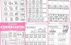 Easter Kindergarten Worksheets And Activities No Prep within Easter Beginning Sounds Worksheets