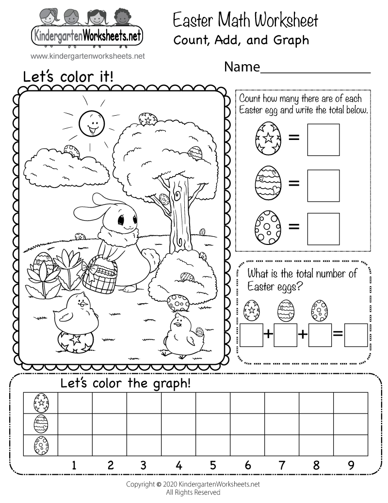 Easter Math Worksheet - Free Printable, Digital, &amp;amp; Pdf for Easter Egg Counting Worksheets