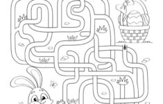 Easter Maze Printable | Planerium with regard to Easter Maze Worksheets
