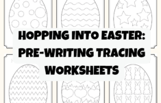 Easter Pre-Writing Tracing Worksheets | Teaching Resources with regard to Easter Pre Writing Worksheets