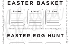 Easter Printable Worksheets For Elementary School regarding Easter Worksheets 3rd Grade