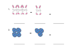 Easter Subtraction Worksheet regarding Easter Subtraction Worksheets For Kindergarten