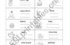 Easter Symbols - Esl Worksheetcaminia throughout Easter Symbols Worksheets
