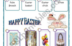 Easter Symbols - Esl Worksheeticab with regard to Symbols of Easter Worksheets