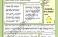 Easter Traditions Around The World - Esl Worksheetmojedrugieja in Easter Traditions Around The World Worksheets