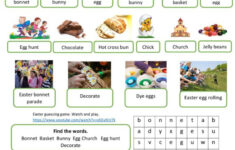 Easter Vocabulary Pack General Voca…: English Esl Worksheets Pdf &amp; Doc for Easter Live Worksheets