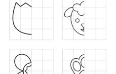 Easter - Worksheet - Puzzle Symmetry | Planerium in Easter Symmetry Worksheets