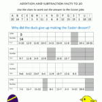 Easter Worksheets For Kids Within Easter Code Worksheets
