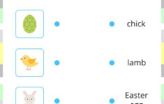 Free Easter Colouring &amp; Activity Pages For Kids with Easter Matching Worksheets