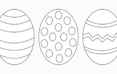 Free Easter Egg Template (+ 9 Easy Crafts!) - The Craft-At-Home Family in Easter Egg Patterns Worksheets