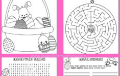 Free Easter Worksheets Pdf: Coloring Pages, Word Search &amp; More! regarding Free Printable Easter Activities Worksheets