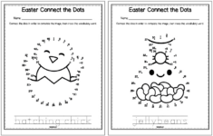 Free Printable Easter Dot To Dot Worksheets - The Artisan Life with regard to Dot to Dot Easter Worksheets